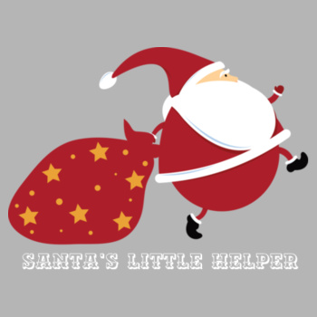 Santa's little helper heavy duty tote bag Design