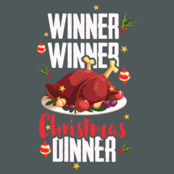 Winner Winner Christmas Dinner adult apron Design