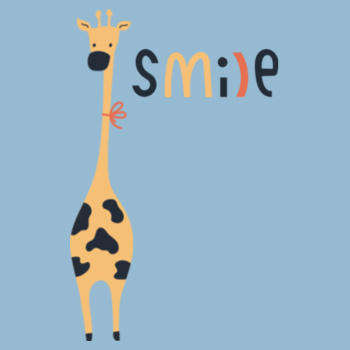 Smile giraffe children's sweatshirt Design