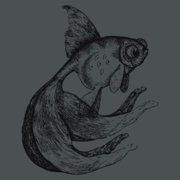 Unisex vintage exotic fish t-shirt Design