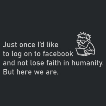  "Faith in Humanity... Lost" – Sarcastic Quote Unisex T-Shirt Design