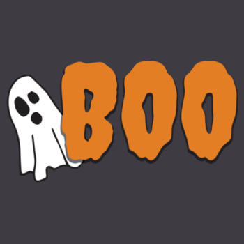 Boo! Friendly little ghost adult t-shirt Design