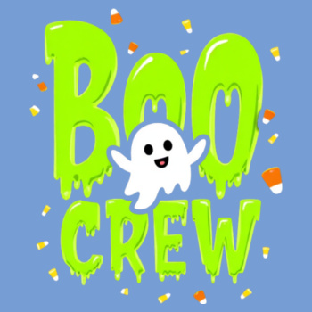 Boo crew kids t-shirt Design