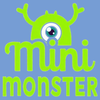 Mini Monster kids t-shirt Design