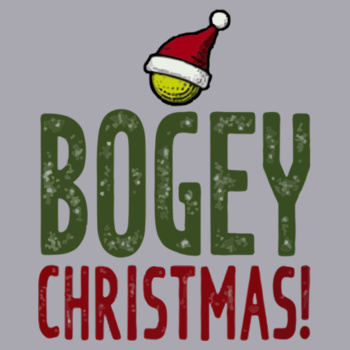 Bogey Christmas golf adult sweatshirt Design