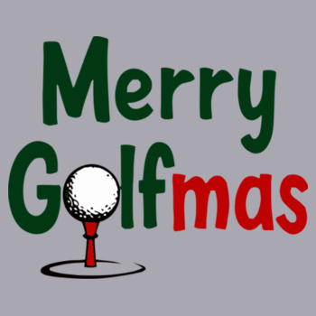 Merry Golfmas adult sweatshirt Design