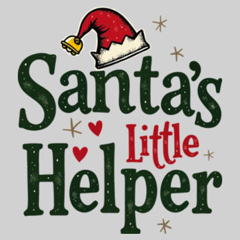 Santa’s Little Helper baby body suit Design