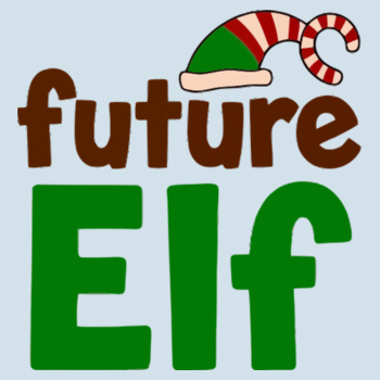 Future Elf in Training baby bodysuit Design