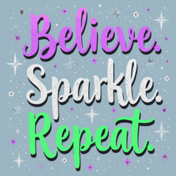 Sparkle. Shine. Repeat. kids' hoodie Design