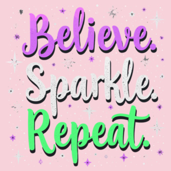 Sparkle. Shine. Repeat. kids t-shirt Design