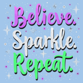 Sparkle. Shine. Repeat. adult t-shirt Design