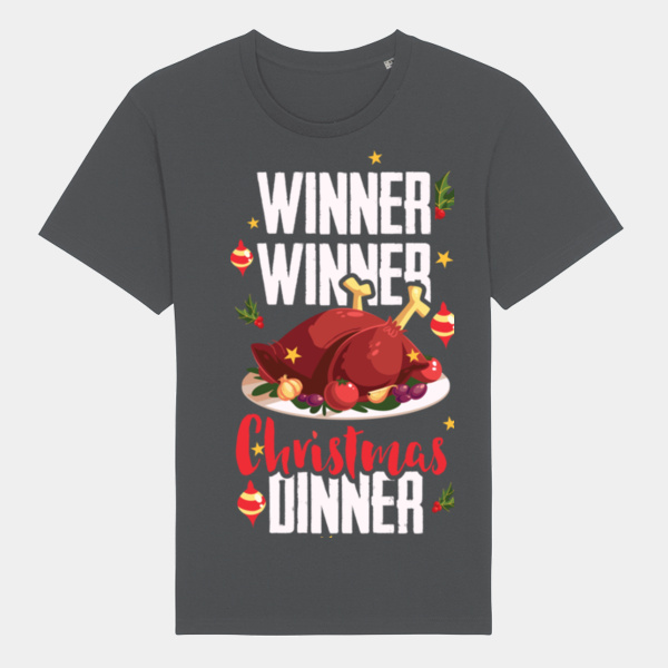 Winner Winner Christmas Dinner adult t-shirt Thumbnail