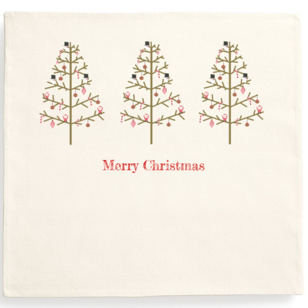 Scandi Christmas trees cushion cover Scandi Christmas trees cushion cover Thumbnail