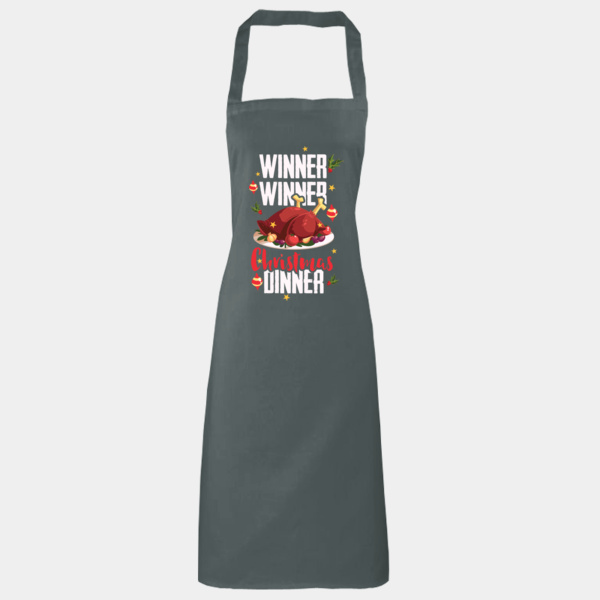 Winner Winner Christmas Dinner adult apron Thumbnail