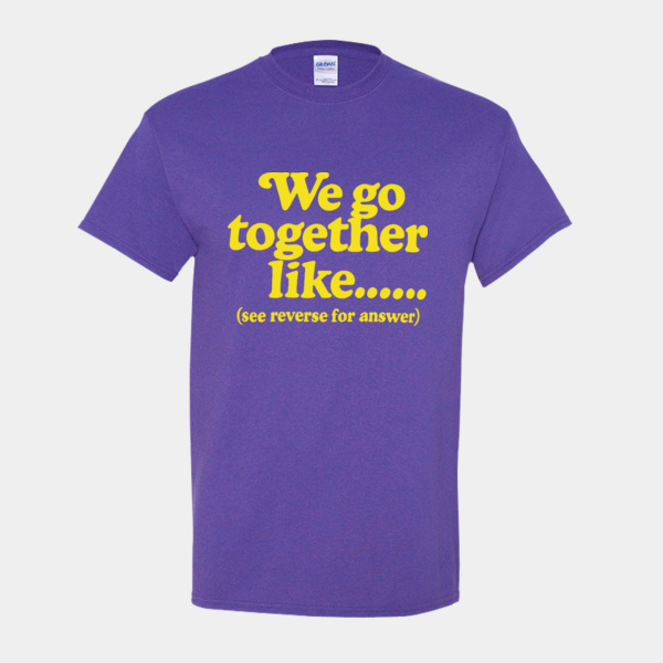 Grease "we go together" tshirt with lyrics on reverse Thumbnail