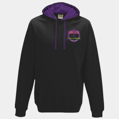 Limitless CycloPark Varsity Two-Colour Adult Hoodie Thumbnail