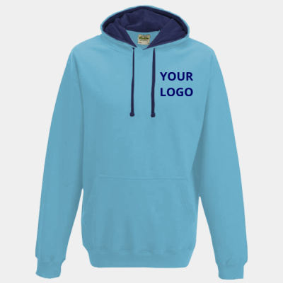 Example Varsity Two-Colour Adult Hoodie Thumbnail