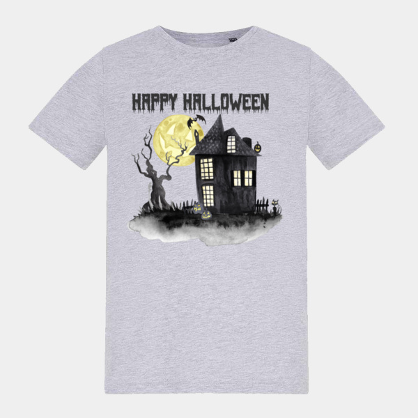 Haunted House Halloween kids t-shirt Thumbnail