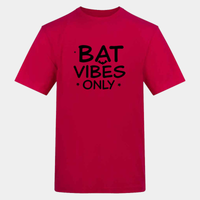Bat vibes adult t-shirt Thumbnail
