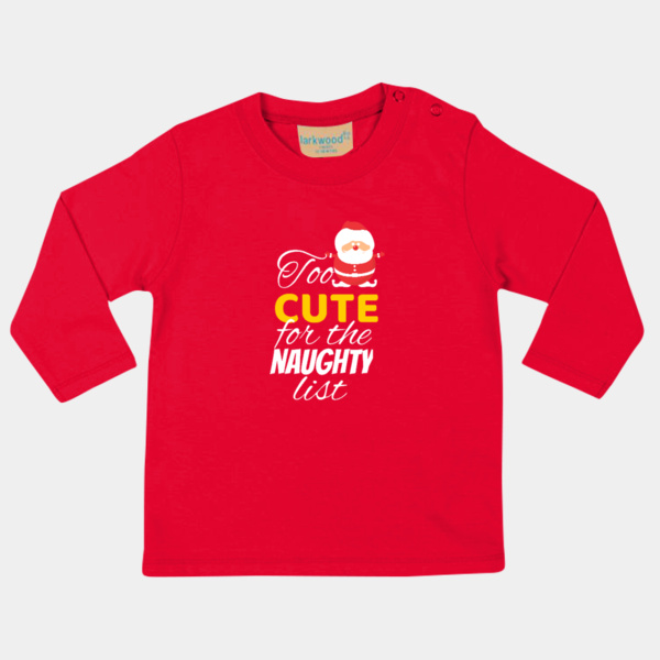 Toddlers' Too Cute for the Naughty List t-shirt Toddlers' Too Cute for the Naughty List t-shirt Thumbnail