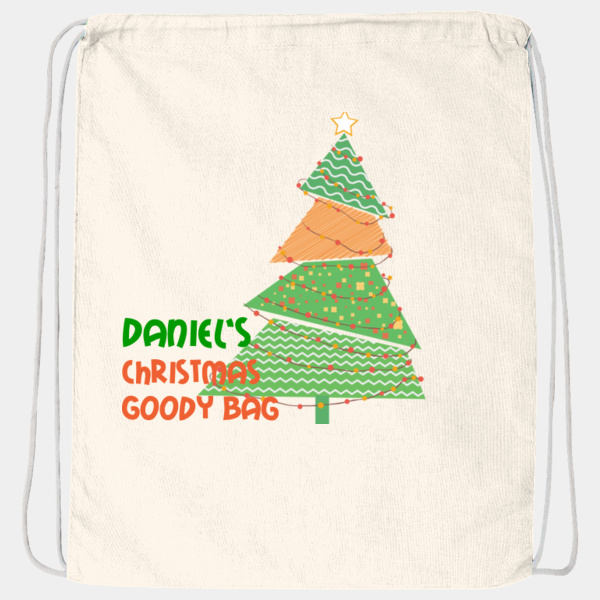 Kids' Christmas goody bag with custom name Kids' Christmas goody bag with custom name Thumbnail