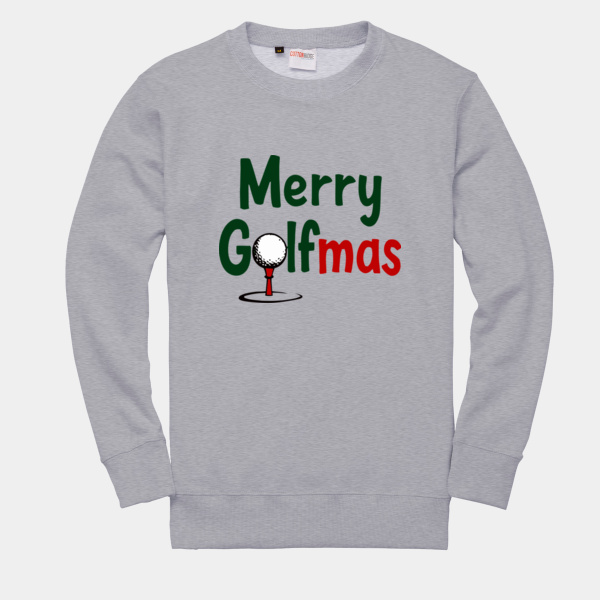 Merry Golfmas adult sweatshirt Thumbnail