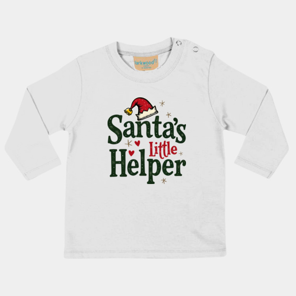 Santa’s Little Helper toddler long sleeve t-shirt Thumbnail