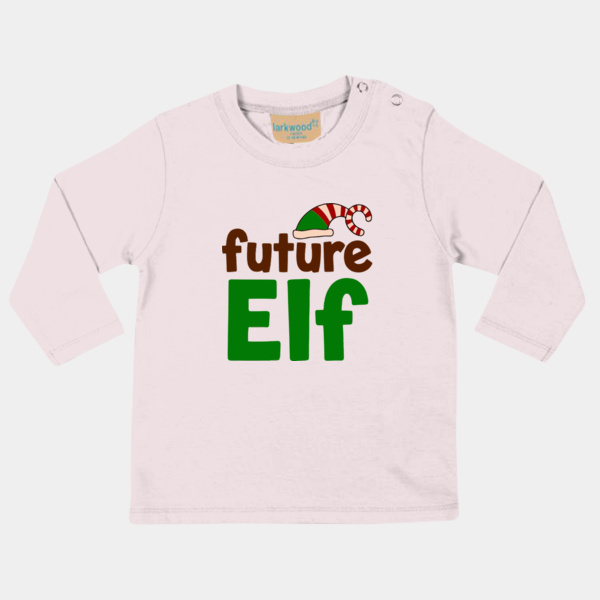 Future Elf in Training toddler long sleeve t-shirt Thumbnail