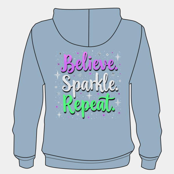 Sparkle. Shine. Repeat. kids' hoodie Thumbnail