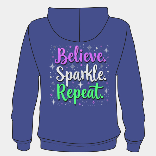Sparkle. Shine. Repeat. adult hoodie Thumbnail