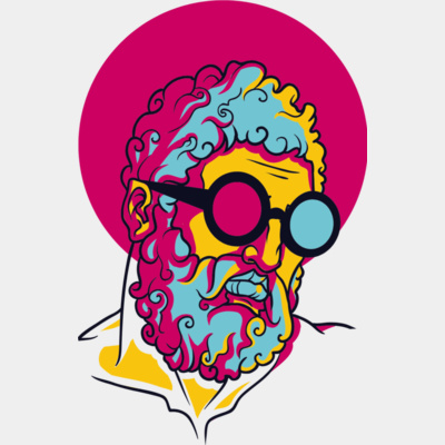 Greek god in shades Thumbnail