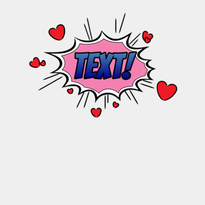 Loveheart Text explode Thumbnail