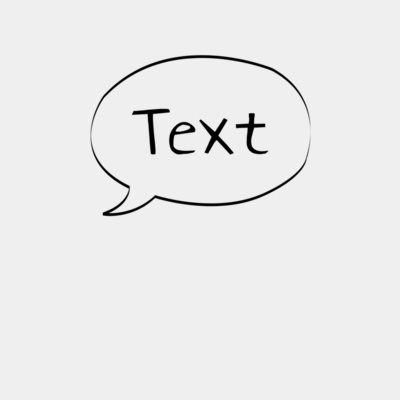 Speech bubble text Thumbnail