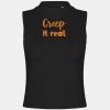 Women's high neck crop vest Thumbnail