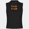 Women's high neck crop vest Thumbnail