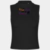 Women's high neck crop vest Thumbnail