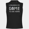 Women's high neck crop vest Thumbnail