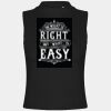 Women's high neck crop vest Thumbnail