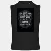 Women's high neck crop vest Thumbnail