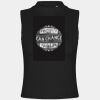 Women's high neck crop vest Thumbnail