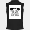 Women's high neck crop vest Thumbnail