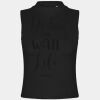 Women's high neck crop vest Thumbnail