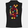 Women's high neck crop vest Thumbnail