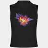 Women's high neck crop vest Thumbnail