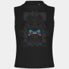 Women's high neck crop vest Thumbnail