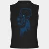 Women's high neck crop vest Thumbnail