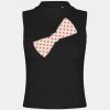 Women's high neck crop vest Thumbnail