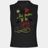 Women's high neck crop vest Thumbnail