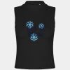 Women's high neck crop vest Thumbnail