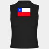 Women's high neck crop vest Thumbnail